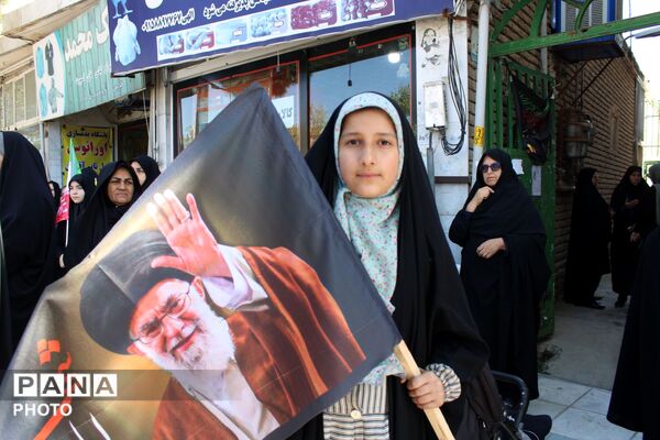 برگزاری مراسم عزاداری رهبر شهید در شهر آشخانه