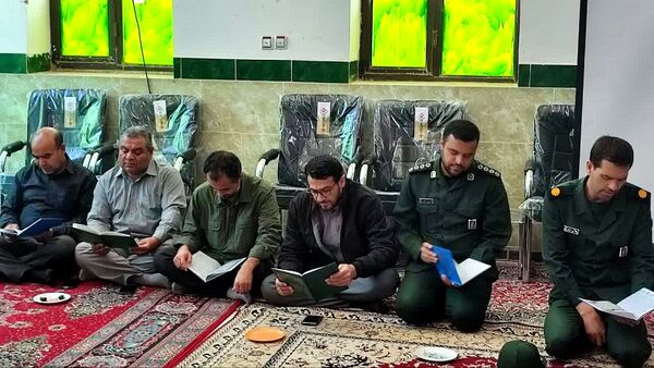 مراسم یادبود شهید آیت الله رئیسی و جمع همراه در شهرستان بام و صفی‌آباد