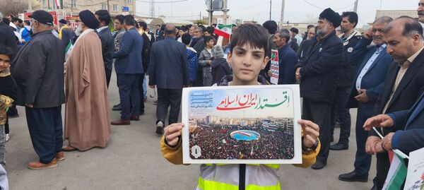 شور و حماسه راهپیمایی 22 بهمن در شهر جعفریه