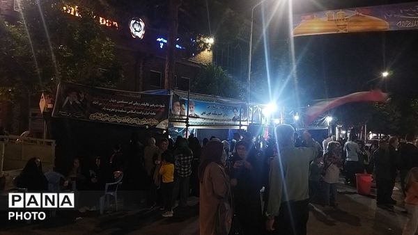 گذری بر موکب هفتاد و پنجمین شب از اجتماعات مردمی نیشابور 