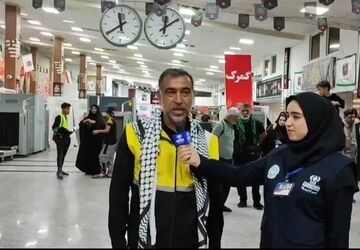 گرمای ۵۰ درجه چذابه هم مقابل شوق زائران حسینی کم می‌آورد