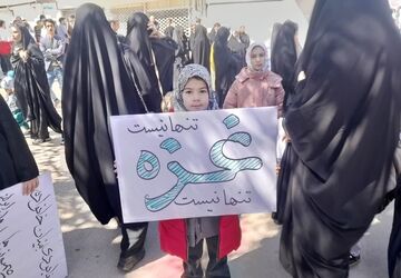 راهپیمایی روز قدس در فاروج