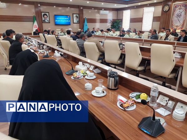 مراسم تکریم و معارفه فرمانده یگان حفاظت دادگستری کل استان خراسان شمالی