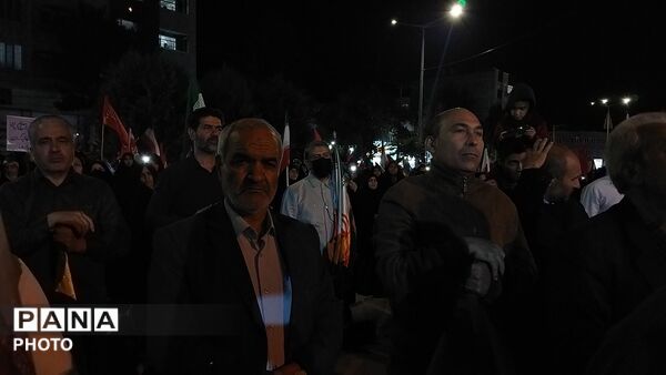 دویست و بیست و نهمین شب از اجتماعات مردمی بلوار فضل نیشابور در قاب پانا 
