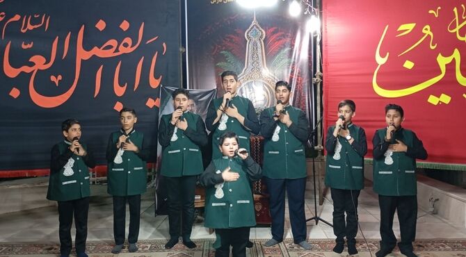 سوگ شب نهم محرم در جوار مزار شهید گمنام آموزش و پرورش فارس