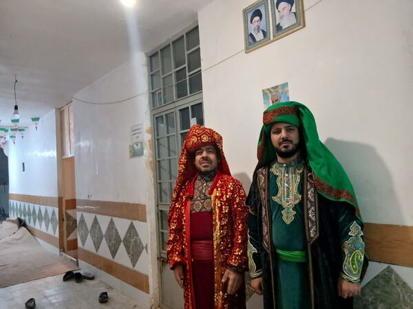 مراسم تعزیه خوانی شهادت حضرت عباس(ع) توسط ذاکرین دهستان شوراب صغیر