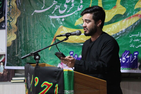 مراسم عزاداری شهادت امام رضا (ع) در شهر درق 