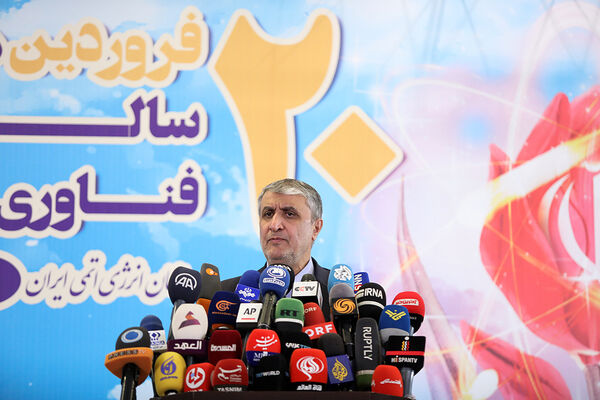 نشست خبری رئیس سازمان انرژی اتمی
