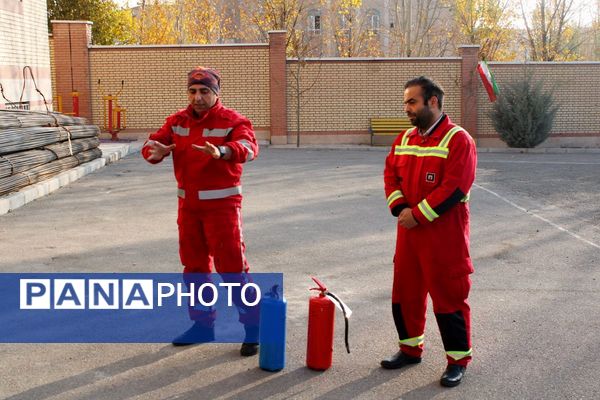 مانور سراسری زلزله و ایمنی در پردیس
