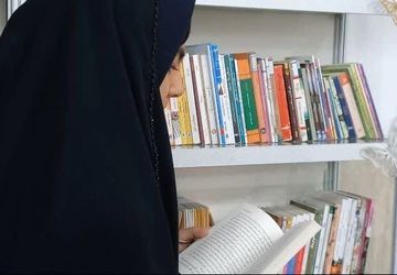 افتتاح کتابخانه برای رشد دانش آموزان در میبد