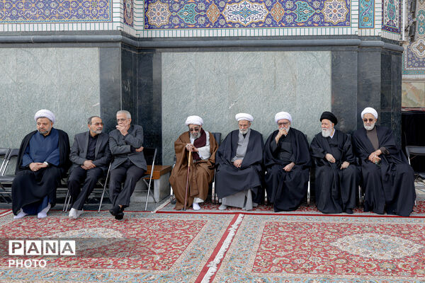 مجلس عزای شهادت رهبر معظم انقلاب (ره) در حرم مطهر رضوی