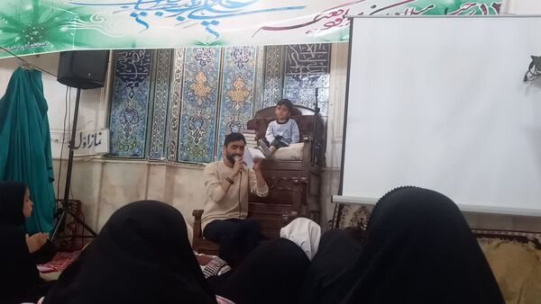 برپایی اعتکاف در مسجد جامع روستای صرم قم