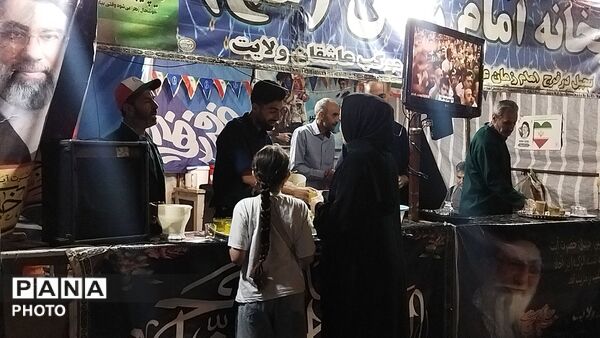 چایخانه  امام  زمان (عج) در صد و یکمین شب از اجتماعات مردمی 