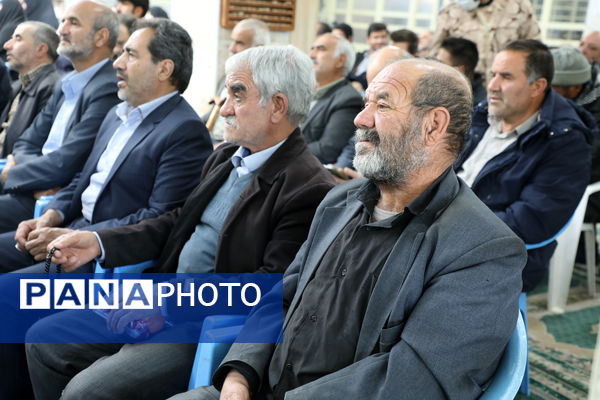 آیین تکریم و معارفه فرمانده ناحیه مقاومت بسیج در شهرستان بن 