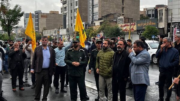 تجمع مردم کرج در محکومیت ترور رهبر مقاومت لبنان
