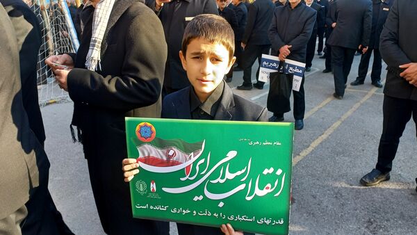 خروش امت حزب الله مشهد ۲۲ دی ماه