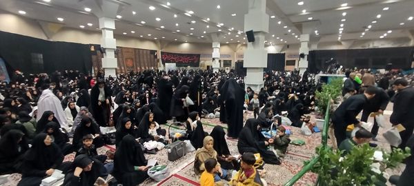 مراسم شب بیست سوم ماه رمضان در مصلی امام خمینی شهرستان بجنورد استان خراسان شمالی