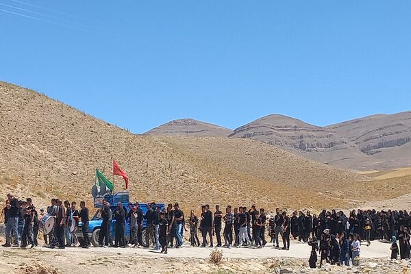 مراسم گرامیداشت تاسوعای حسینی در روستای گزکوه 