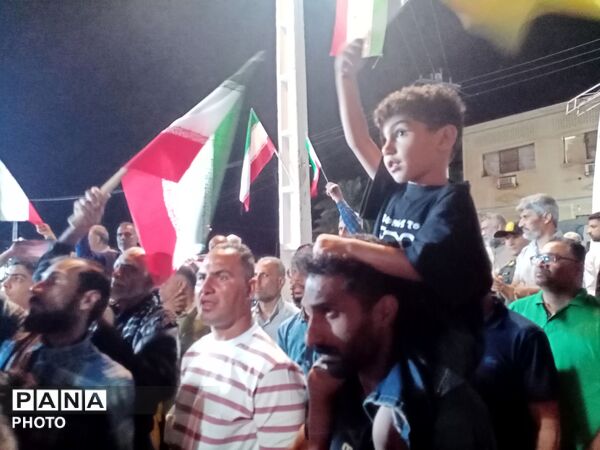 مردم فین هرمزگان با آرمان‌های انقلاب اسلامی