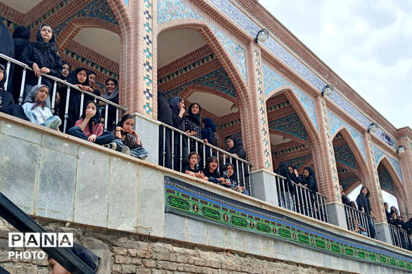نمایی از عاشورا حسینی در روستا رویین