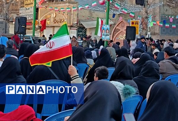 مهمانی کیلومتری اعیاد شعبانیه در خیابان امام خمینی نیشابور 