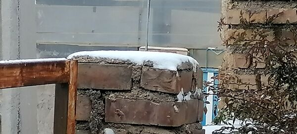 دومین بارش برف پاییزی در شهرزیبای بار نیشابور
