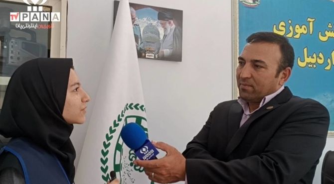 مصاحبه مدیر سازمان دانش‌آموزی استان اردبیل با دانش آموز خبرنگارپانا