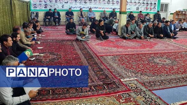 مراسم یادبود شهید آیت الله رئیسی و جمع همراه در شهرستان بام و صفی‌آباد