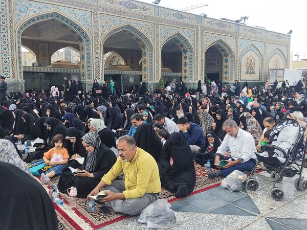 برگزاری مراسم پر فیض دعای عرفه در حرم مطهر رضوی