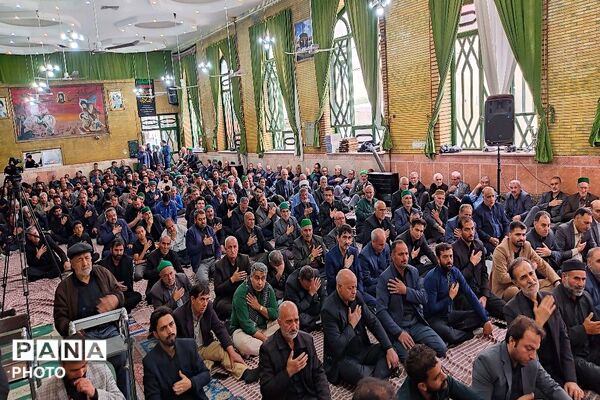 مراسم عزاداری شهادت امام جعفر صادق علیه السلام در حسینیه شهربار