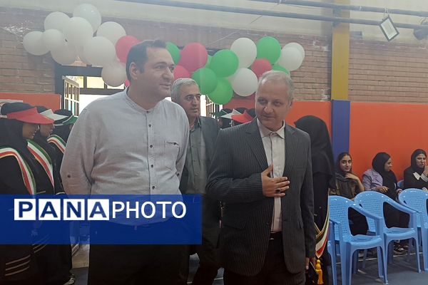 اختتامیه طرح میدان پویا در هنرستان هاجر نصیر‌آباد 