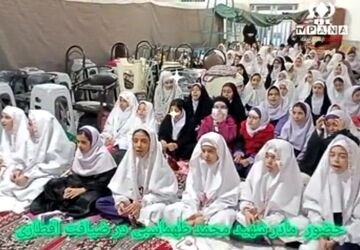 ضیافت افطاری بر سر سفره مهمانی خدا در شهرستان شاهرود
