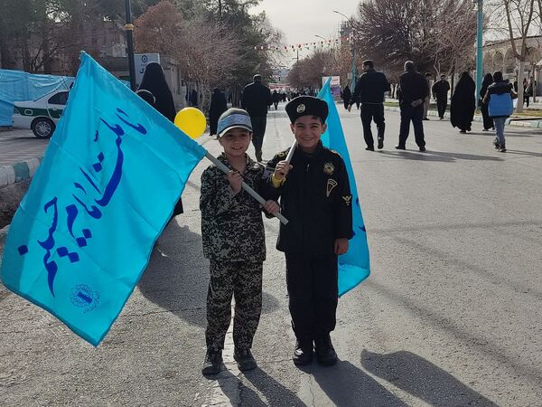 راهپیمایی ۲۲ بهمن در دیار حاج قاسم سلیمانی