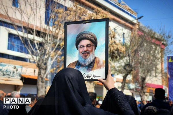 راهپیمایی مردم و دانش‌آموزان کرمانشاه در محکومیت جنایات آمریکا و رژیم صهیونیستی