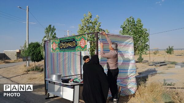 درگزین یک‌بار دیگر با جاماندگان اربعین به عشق حسین(ع) گره خورد