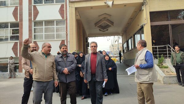 رزمایش گردان‌های بسیج فرهنگیان سپاه امام رضا (ع) در اداره‌کل آموزش و پرورش خراسان رضوی