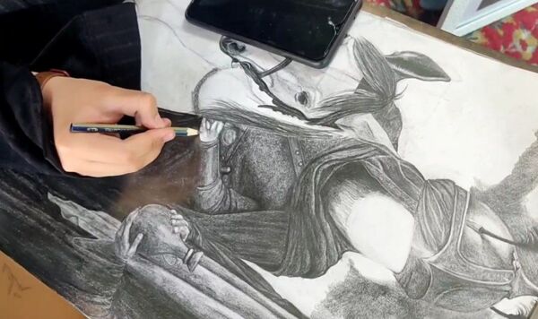 آیین پیاده‌روی جاماندگان اربعین حسینی در منطقه بادرود 