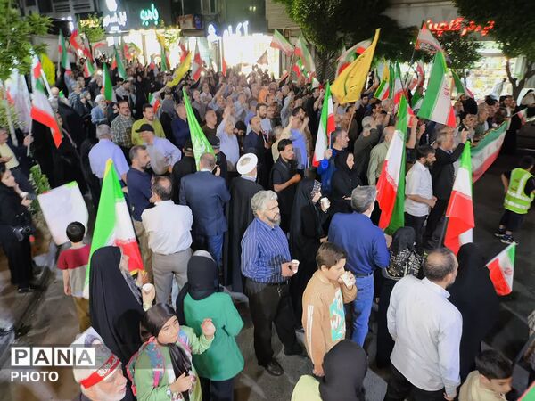هفتاد و پنجمین اجتماع مردمی دفاع از وطن رجایی شهر کرج