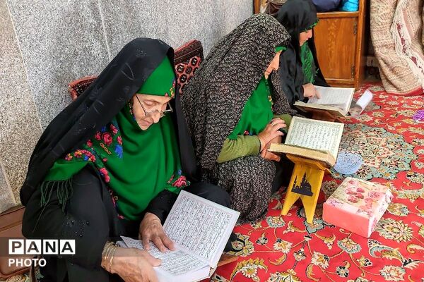 محفل انس با قرآن کریم در مسجد جامع شهر بار