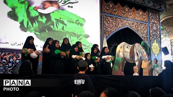 همایش بزرگ شیرخواران حسینی در کاشمر   