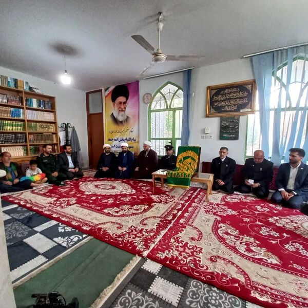 استقبال از خادمان حرم مطهر امام رضا (ع) در شهرستان فاروج 