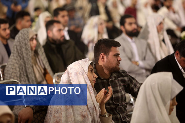 جشن ازدواج ۶۵۰ زوج دانشجوی دانشگاه‌های قم در سالروز میلاد جوادالائمه(س)