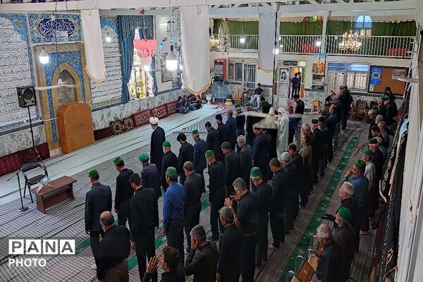 هئیت عزاداری مسجد جامع شهربار نیشابور در روز تاسوعای حسینی 