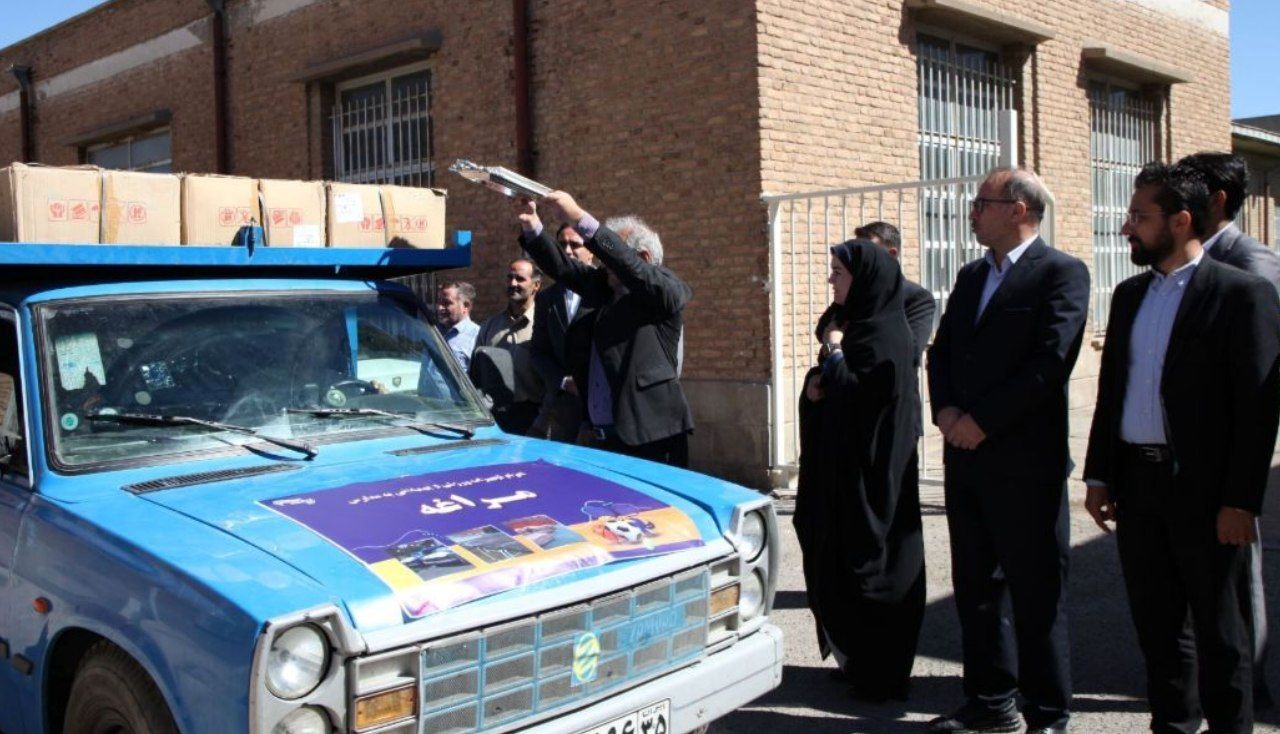 اعزام دومین کاروان تجهیزات ورزشی و بهداشتی به نواحی و مناطق تبریز 