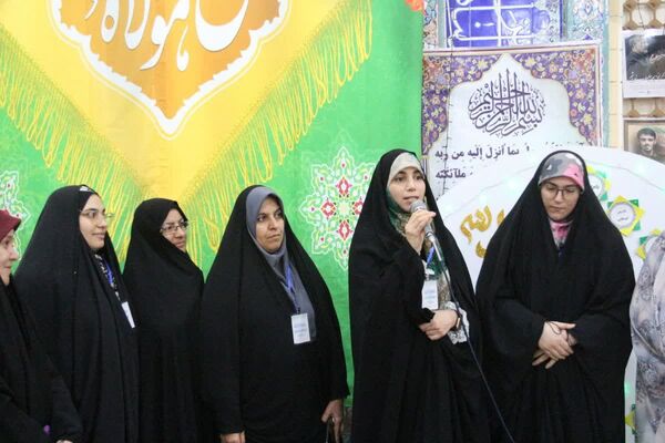 مراسم اعتکاف در مسجد الزهرا(س) قیامدشت