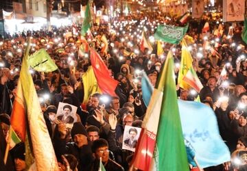 تجمع بزرگ مردمی بیعت با سومین رهبر انقلاب امام آیت‌الله سید مجتبی خامنه ای در یاسوج