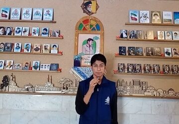 روضه‌ی شهادت بی‌بی دو عالم در دبیرستان پسرانه صدرا دوره اول
