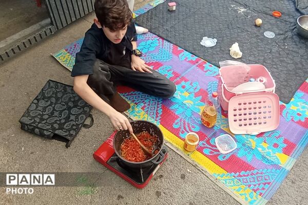 کارگاه آشپزی؛در مدرسه موعود بهارستان یک