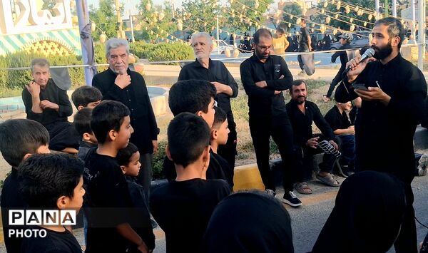 نوجوانان عاشورایی کوهپایه هم‌نوا با کاروان کربلا در «احلی من العسل»