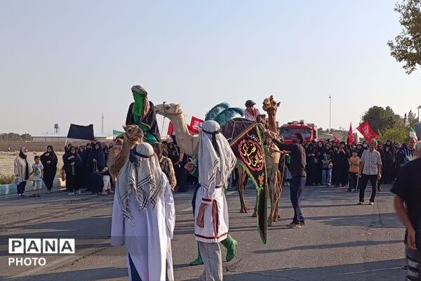 حضور پرشور مردم صباشهر در مراسم جاماندگان اربعین حسینی 